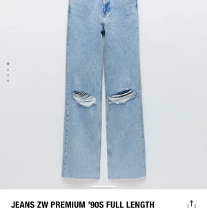 Zara jeans - Super fina populära jeans ifrån Zara i storlek 38, helt oanvända endast testade då dem var för stora för mig. Med alla lappar kvar. BUDA