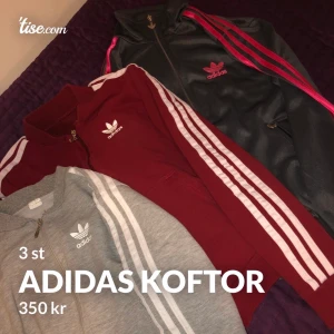 3 st adidas koftor - Säljer alla 3 för 350kr, passar folk med xs-m