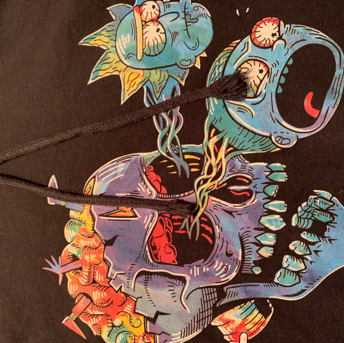 Ricky and morty hoodie från Hm strl L - 90