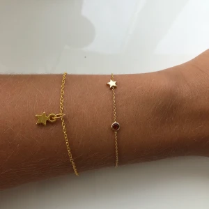 Armband - Säljer ett snyggt lyxigt guld armband med en stjärna på. Tunn kjedja och en snygg stjärna! 10% går till att rädda sköldpaddor. Frakt ingår