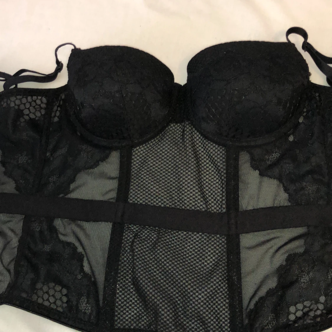 Balconette corset bh