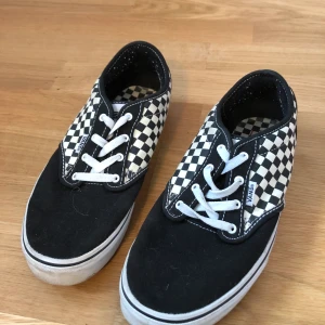 rutiga vans - rutiga vans i storlek 39! använda fåtal gånger men är noppriga inuti som man ser på första bilden! inga fläckar på tyget och väldigt fräscha. ansvarar inte för postens slarv🤩🥰
