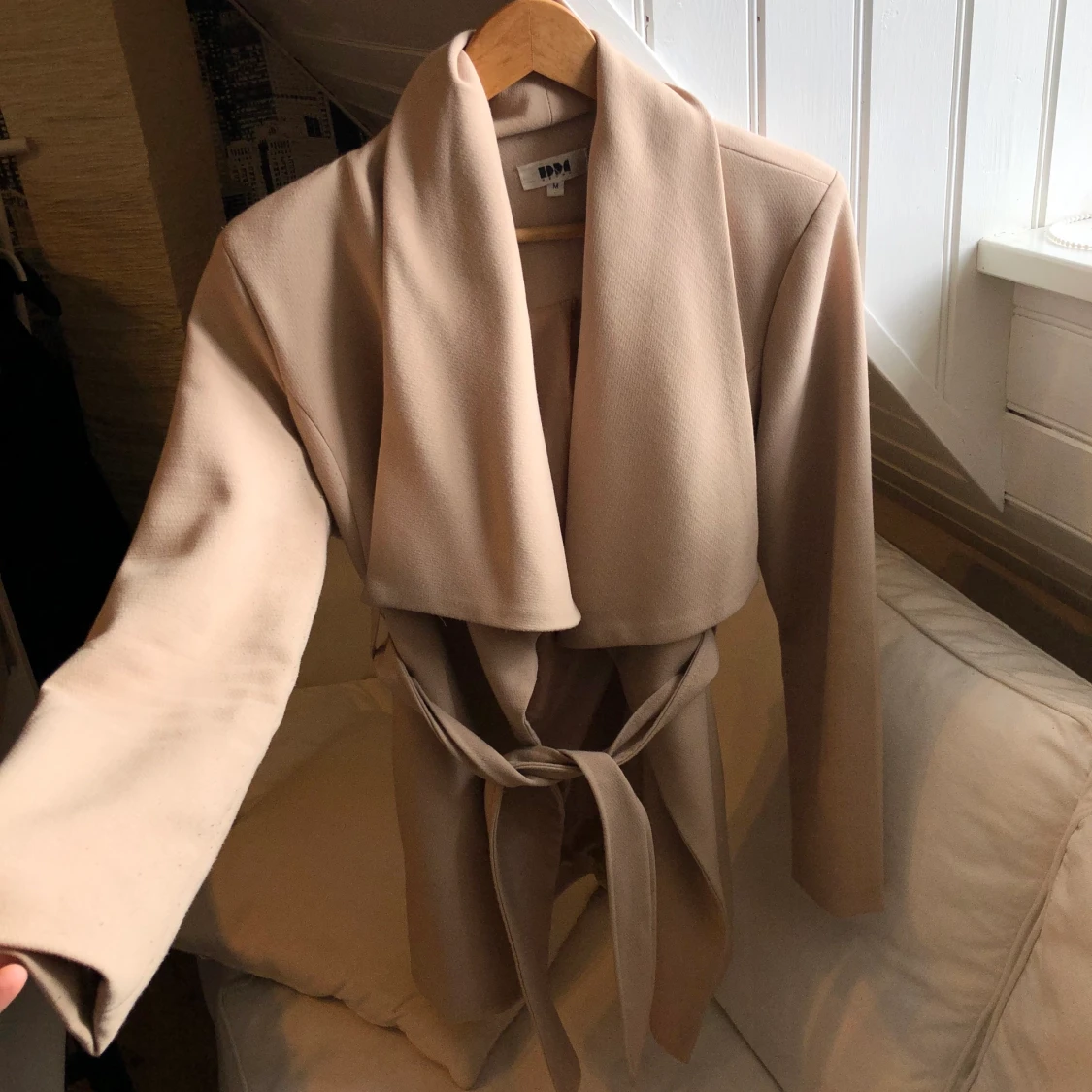 Beige kappa från DM Retro