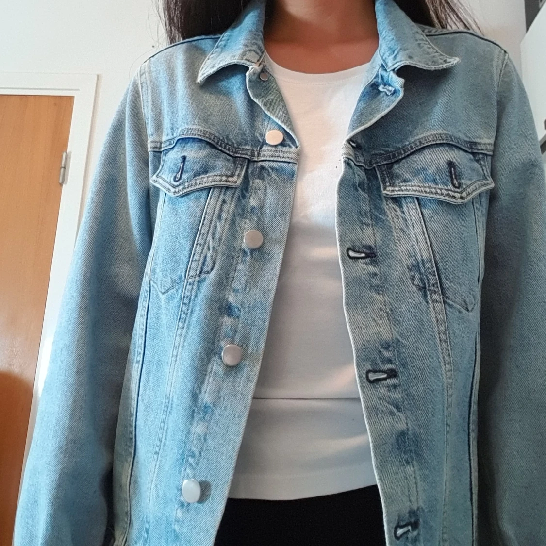 Oversize jeansjacka - 90