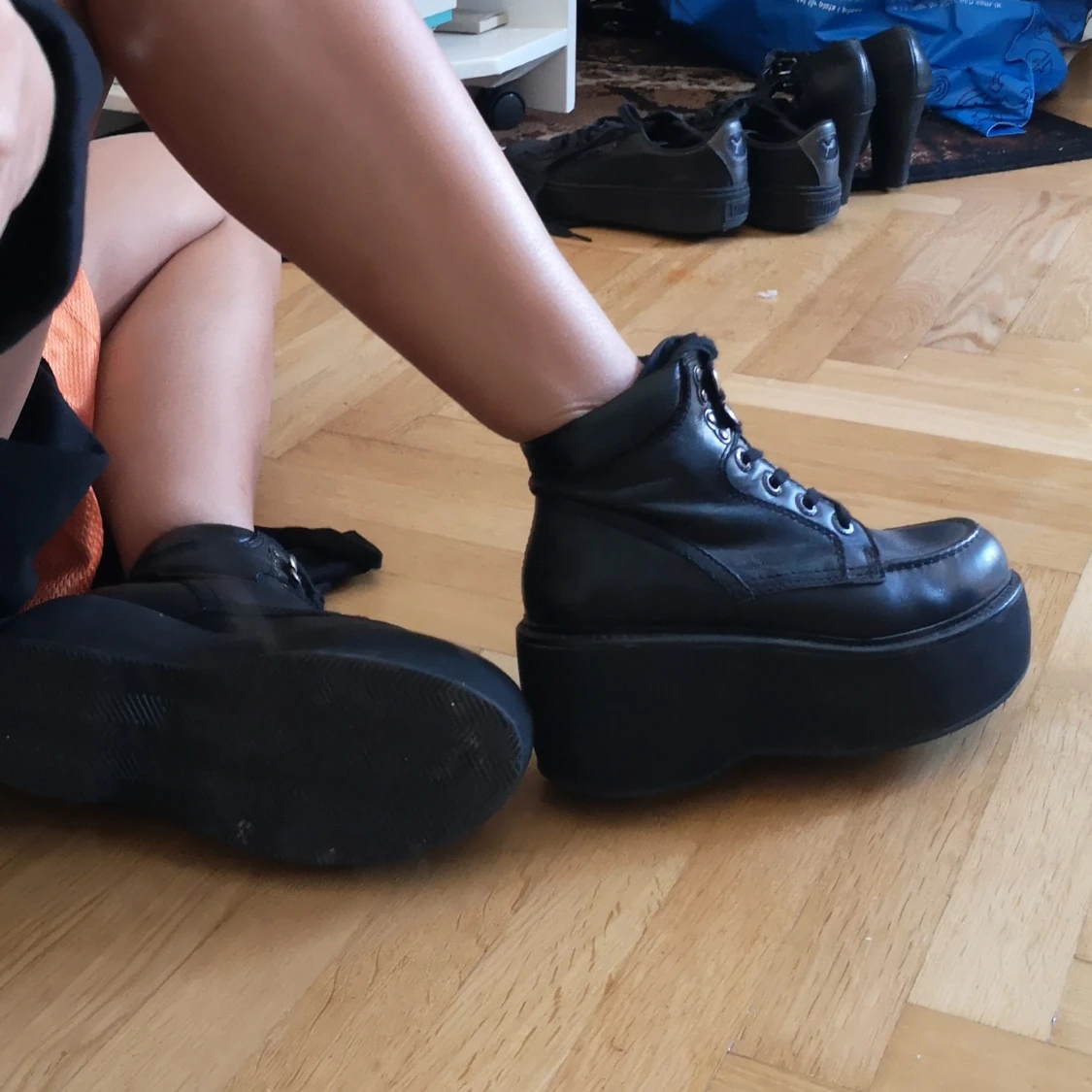 Svarta platåskor Vagabond  - 90