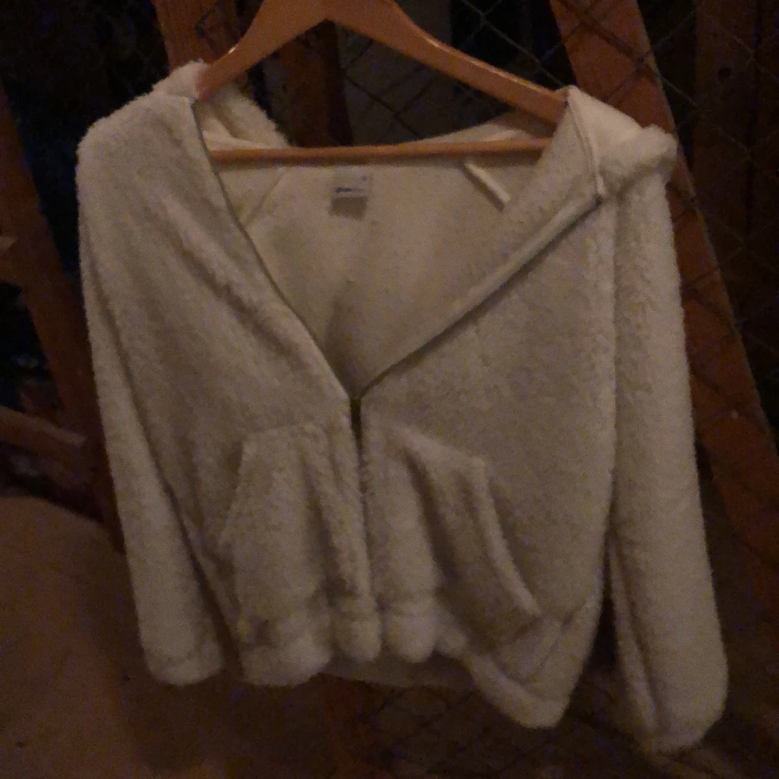 Mjuk kofta med dragkedja 