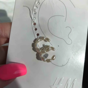  - ”fejk” örhängen som ksn festas på mellan och övre delen av örat.