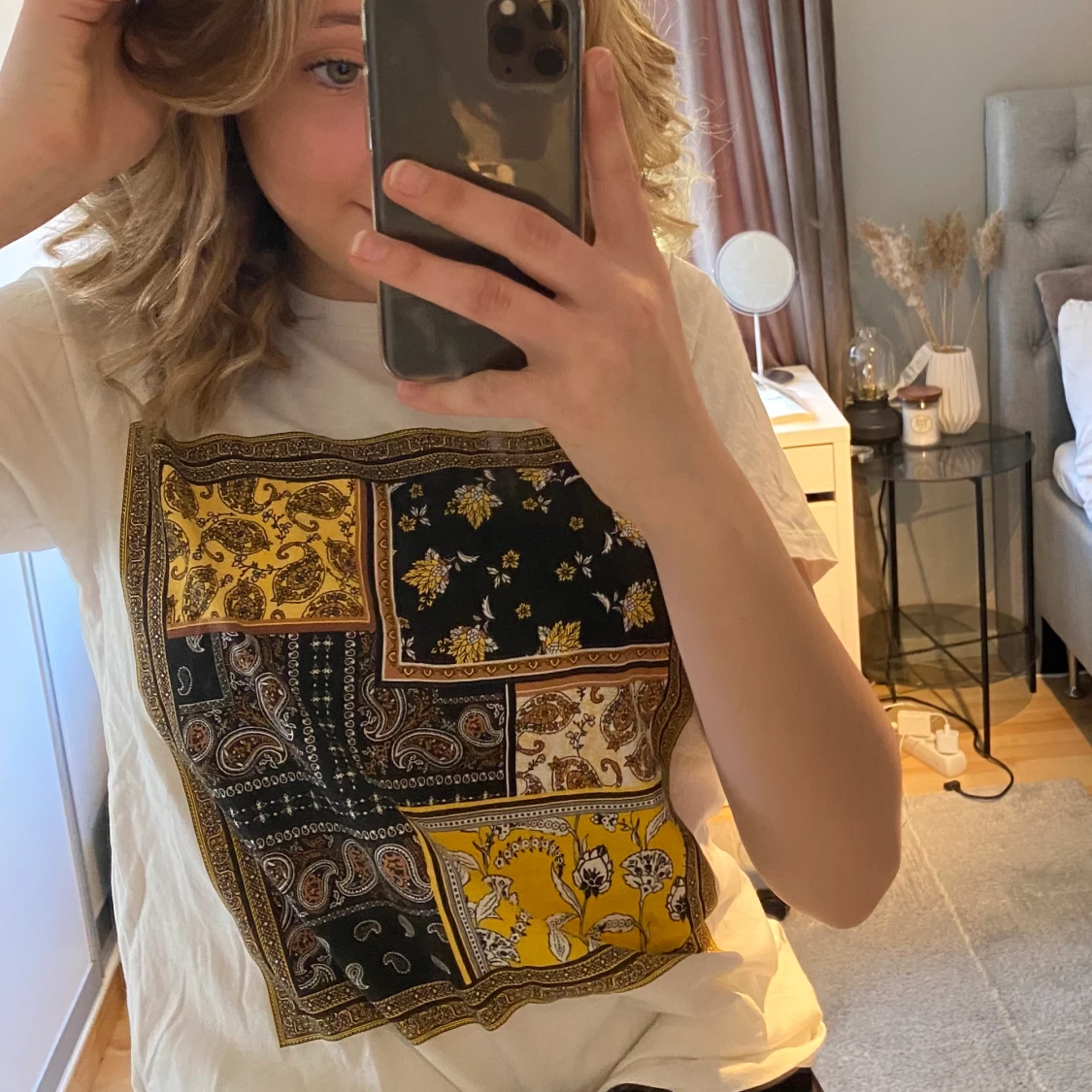 Mönstrad t-shirt  - 91