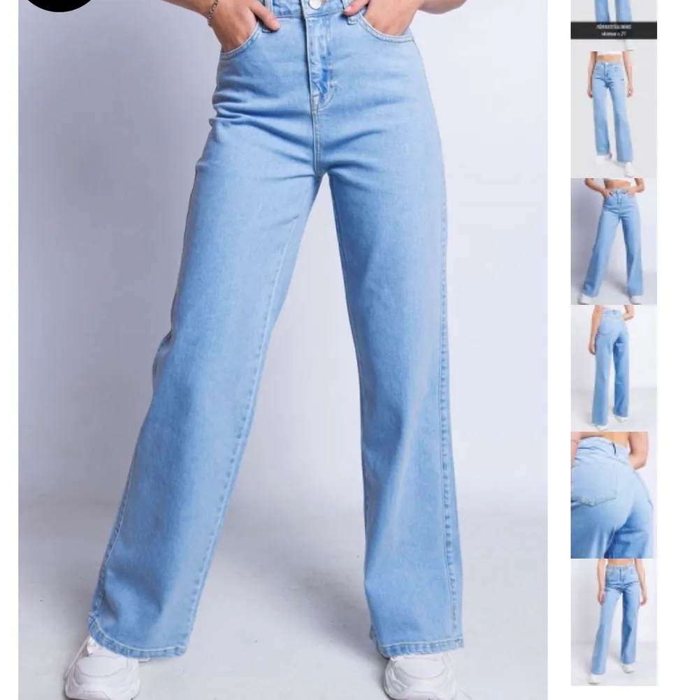 BYTES Madladys superpopulära vida jeans strl 36, vill byta mot strl 34! Hmu 🥰 provade en gång!. Jeans & Byxor.