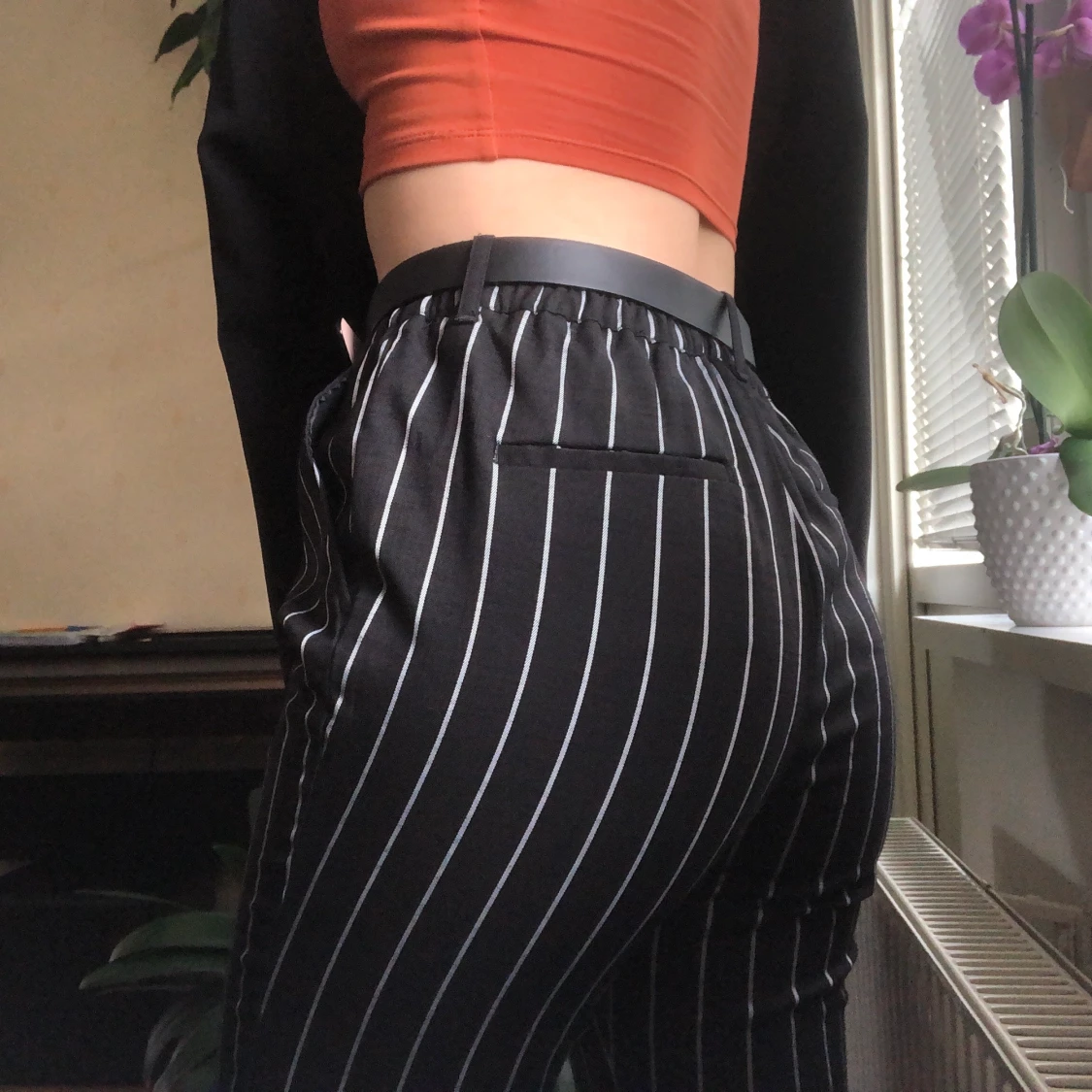 Randiga kostymbyxor från Bershka  - 90