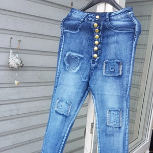 High waste jeans - Köpte fel Storlek från USA.ny pris 600.nu 250