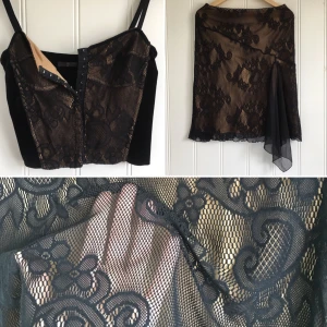  - Finaste Set från tysk lyxmärke. Storlek M, väldigt fint skick.Toppen har en baksida av sammet.