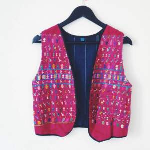 Embroidered handmade vest peru
