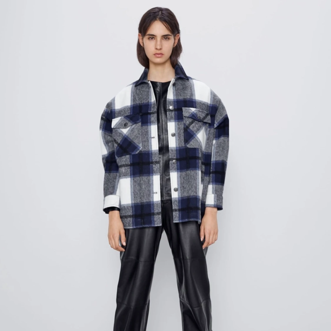 Zara rutig jacka - 90