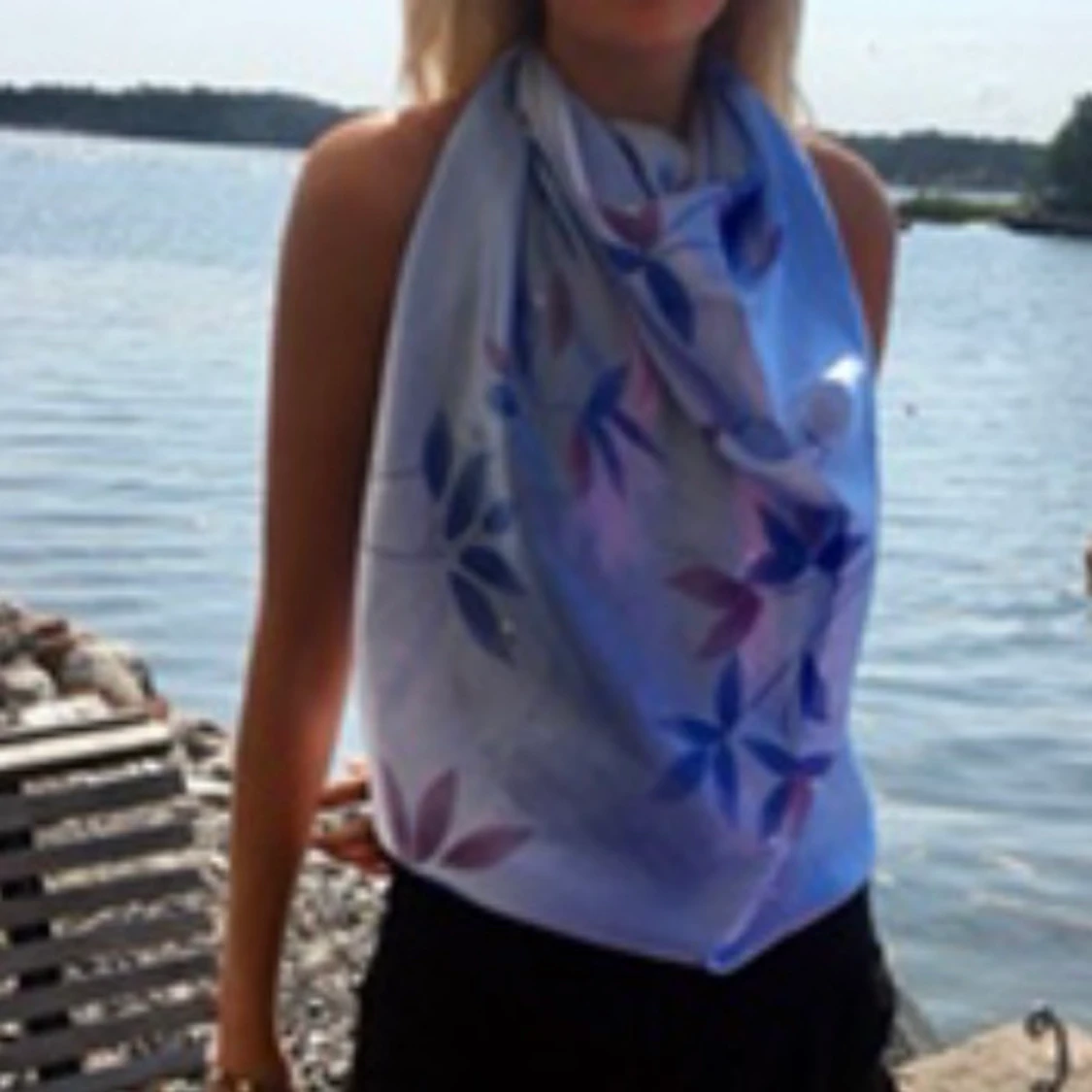 Silkes/siden sjal🦋 - 91