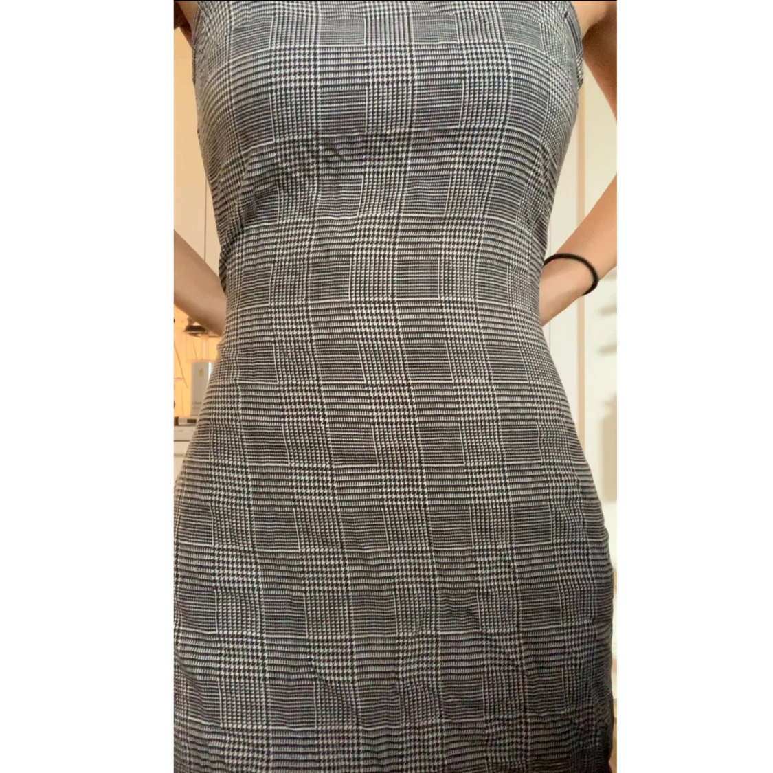 Rutig klänning - 90