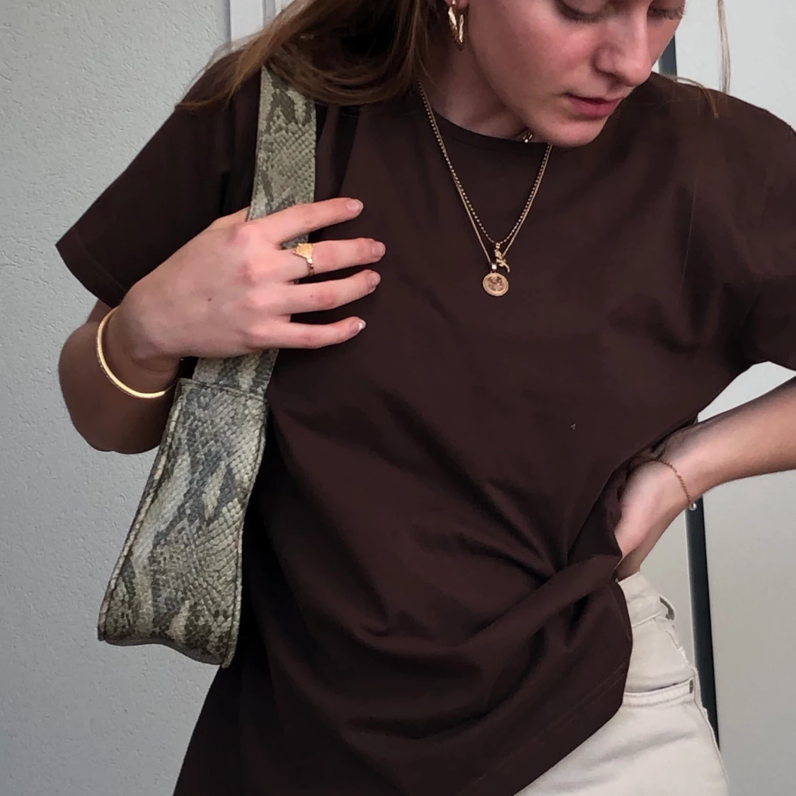 Snakeprint väska - 90