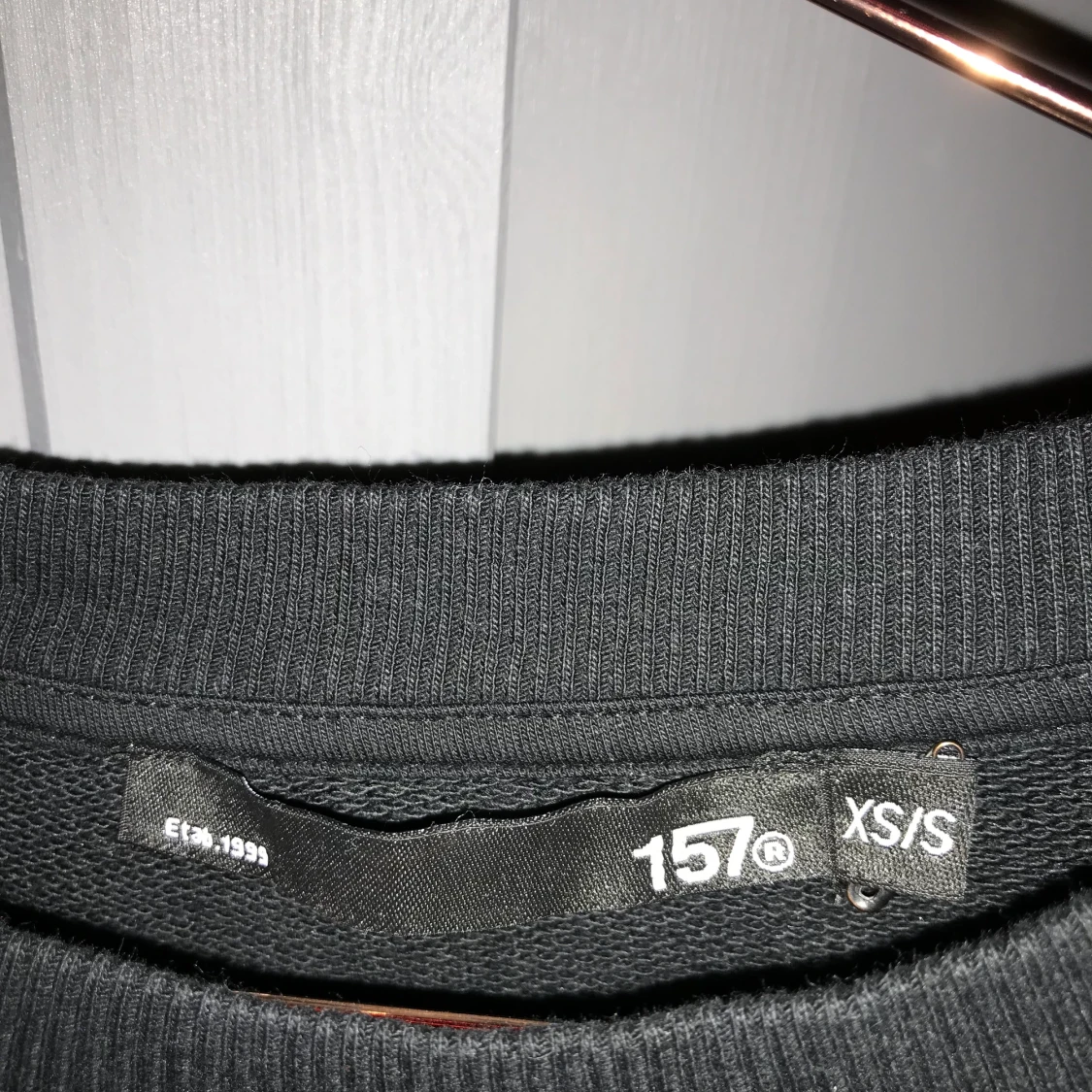 Svart sweatshirt  - 90