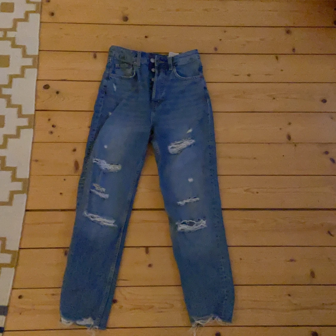 Raka rippade jeans - 90