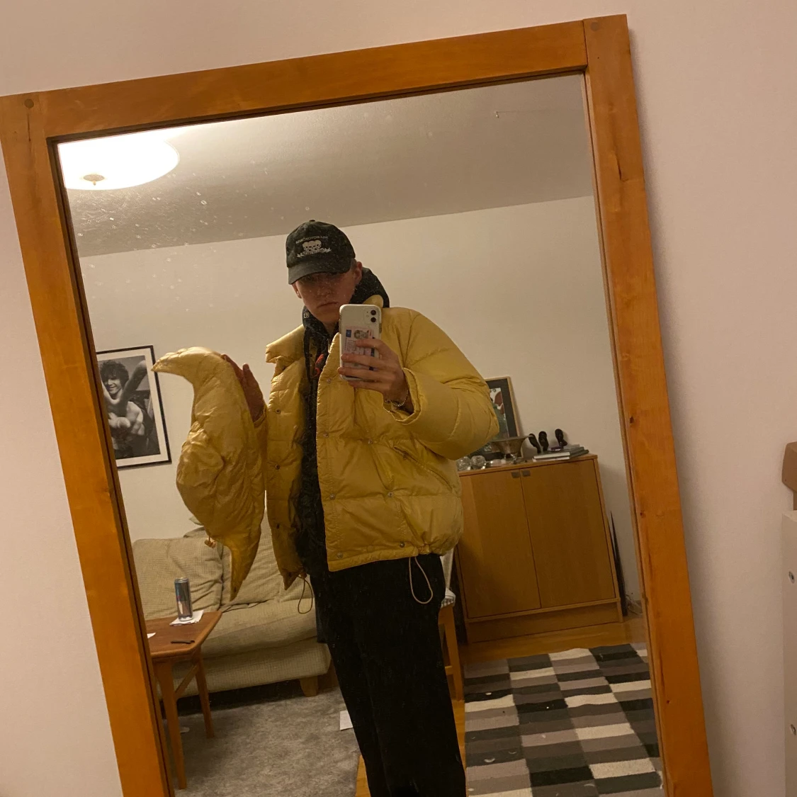 Moncler jacka gul size 2 - 90