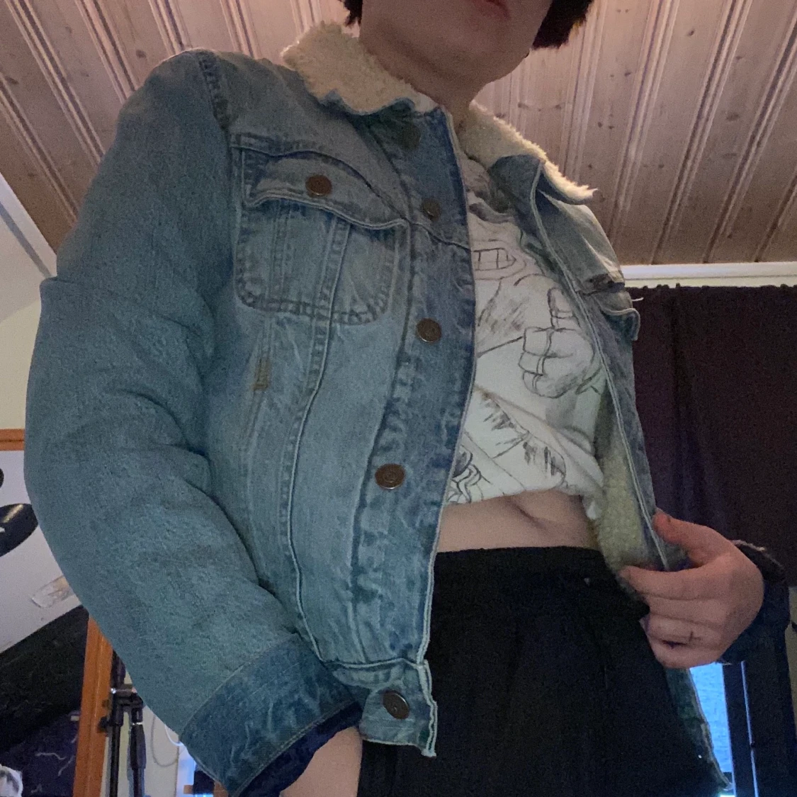 Jeans Jacka fodrad Stl S