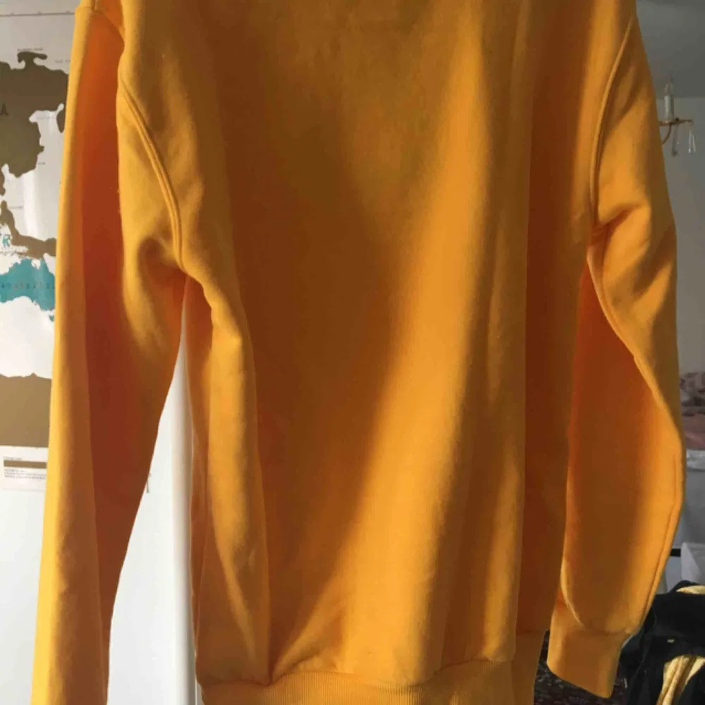 Säljer min gula sweatshirt märke Ellesse. Storlek 34 men lite stor i storleken så passar även 36 kanske 38. Lappar kvar! Köpt för 500kr. Perfekt till våren!☀️ köparen står för frakt 65kr. Hoodies.