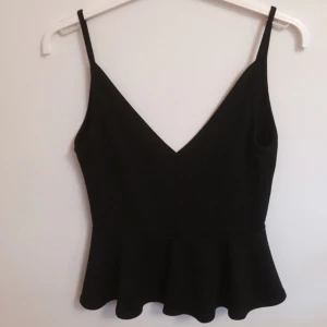  - Fin topp med en lite längre urringning på baksidan. Kan ta fler bilder på plagget vid förfrågan.

Kan frakta toppen, men då tillkommer fraktkostnad.
☀️☀️☀️