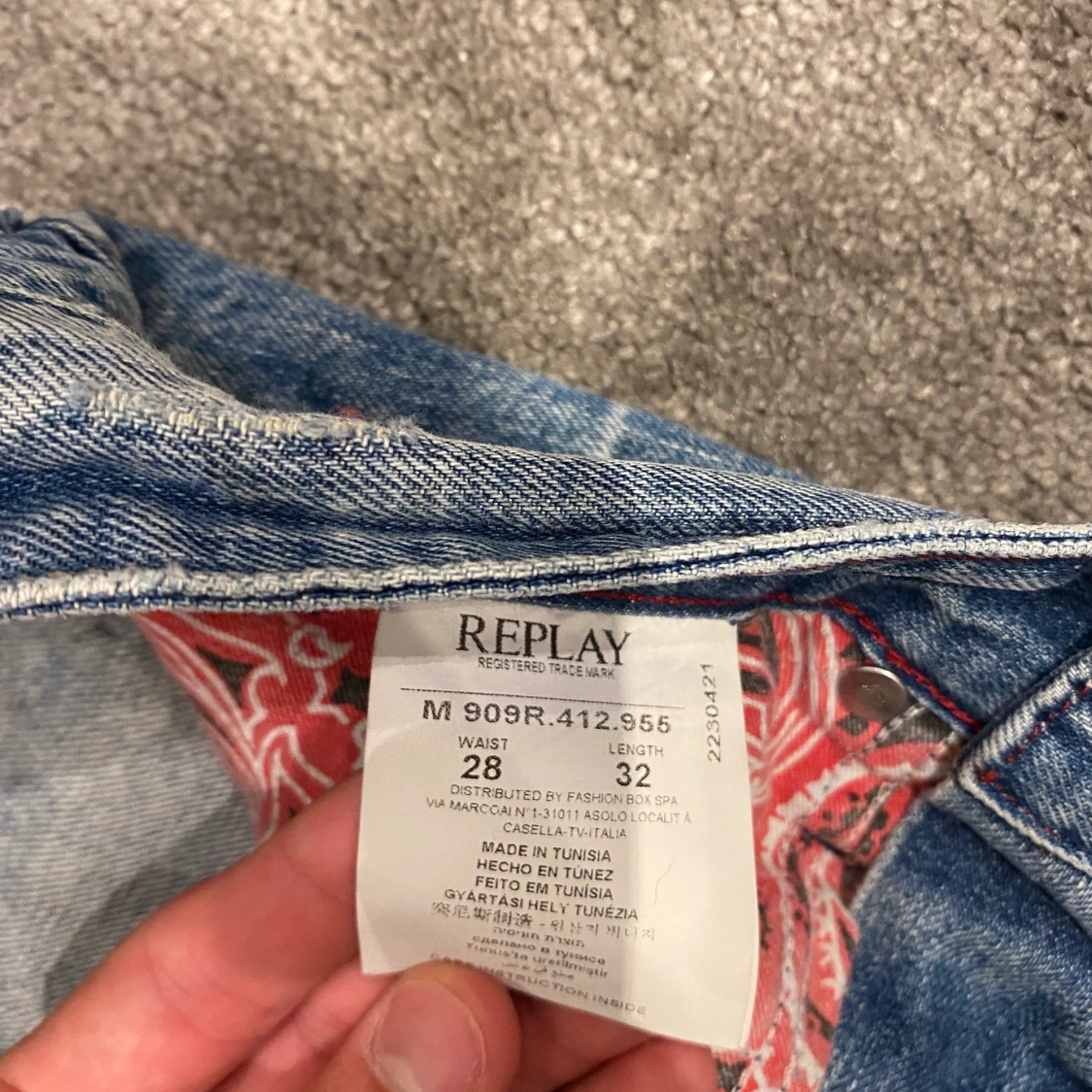 Replay Jeans Slitna - 91