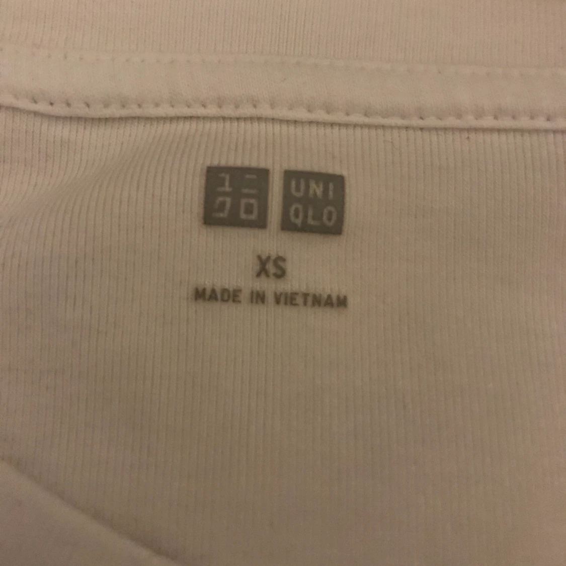 Vit långärmad  - 90