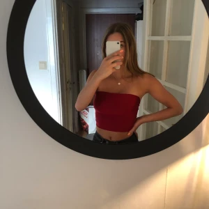 Häftig topp - En topp från Rebecca Stella som jag köpte här på Plick. När jag fick den var den använd någon gång bara och jag har alldrig använt den så den inte är min färg. Man knyter den själv i ryggen och går att knyta på flera olika sätt.