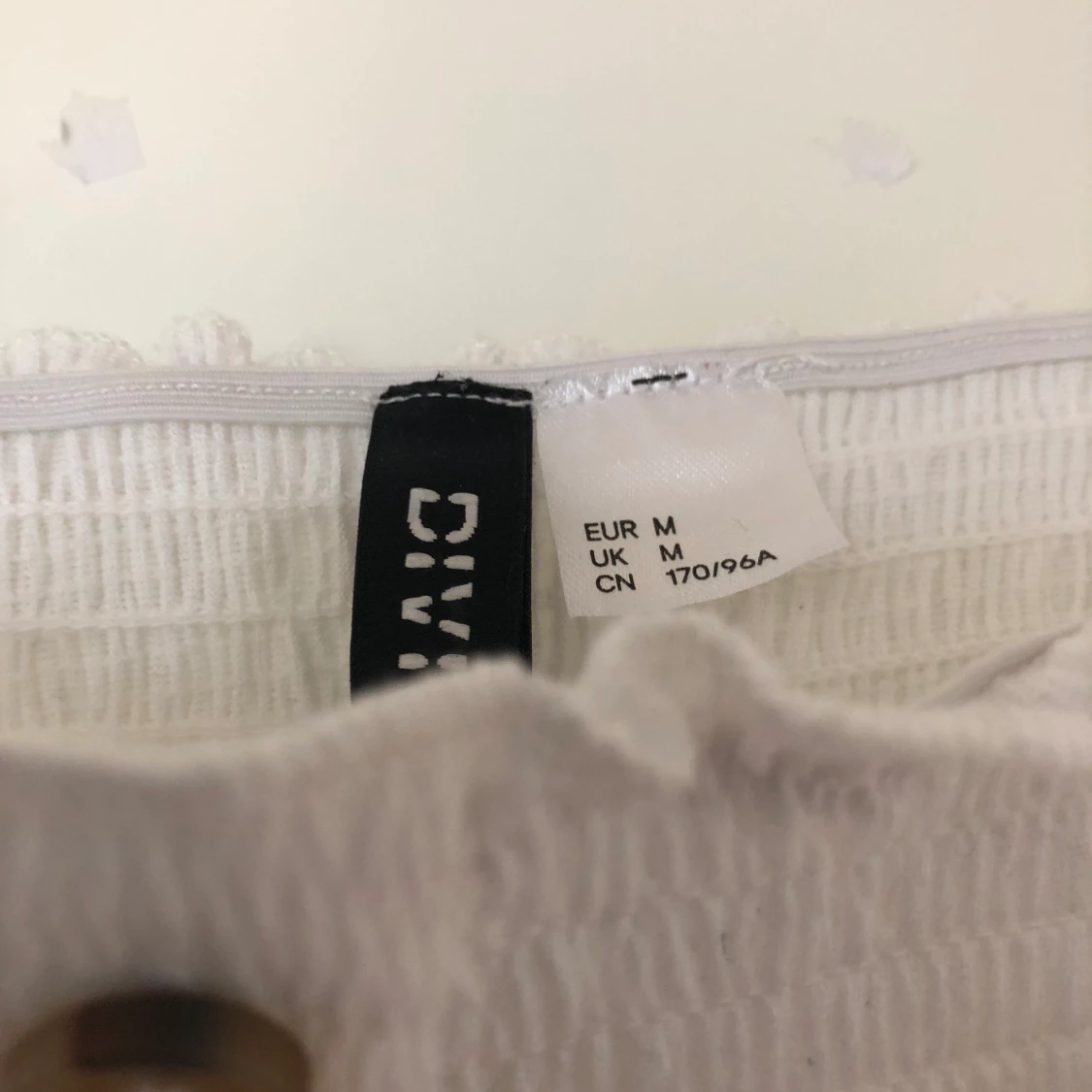 Vit gulligt linne - 90