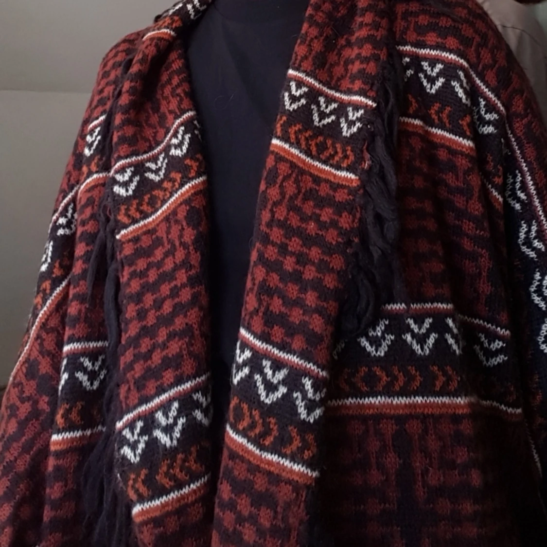 Bohemsk stickad kofta - 91