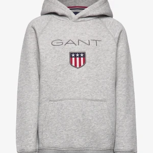 Gant Hoodie  - Grå gant hoodie sparsamt använd, unisex modell passar både tjeje och killar. Strl S nypris 800kr 