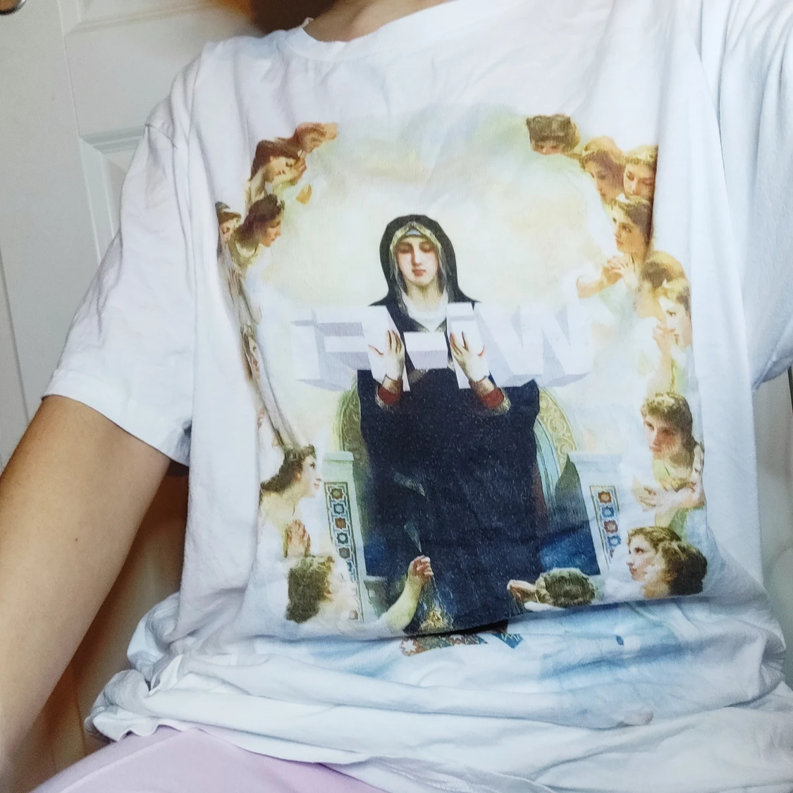 T-shirt med "wi-fi" print - 91