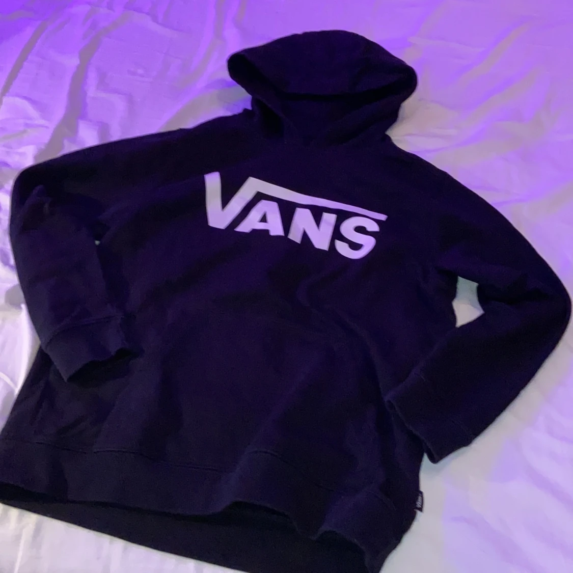 Svart Vans hoodie 