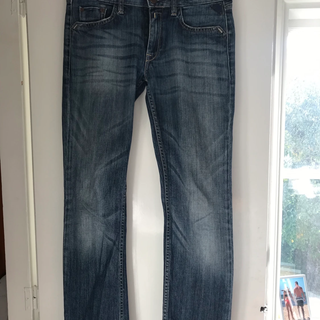 Lågmidjade straight jeans - 90
