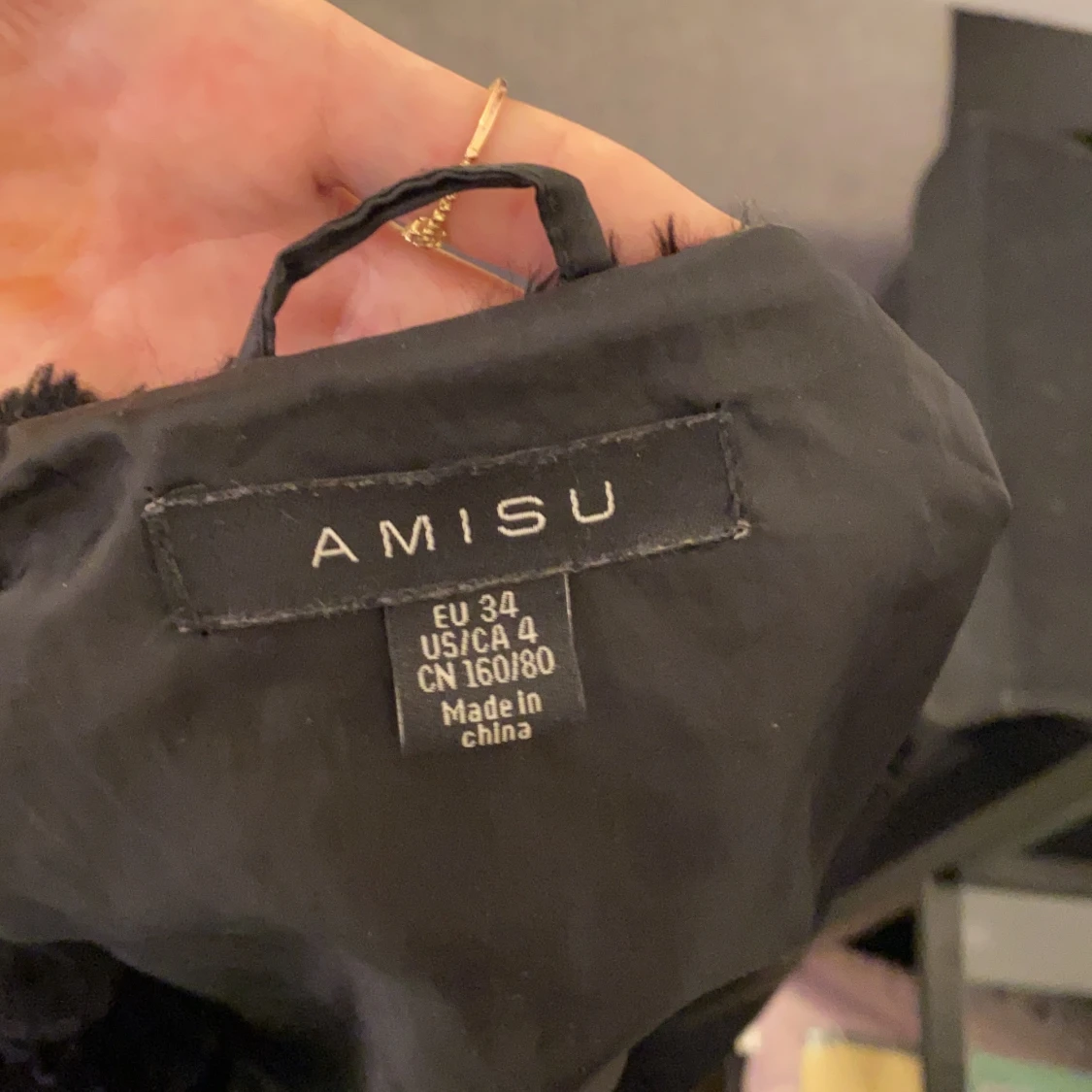 Svart päls väst  - 91