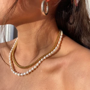 Guldkedja - Superfin kortare guldkedja! Gå in på @afterlife.uf på Instagram för att köpa! 