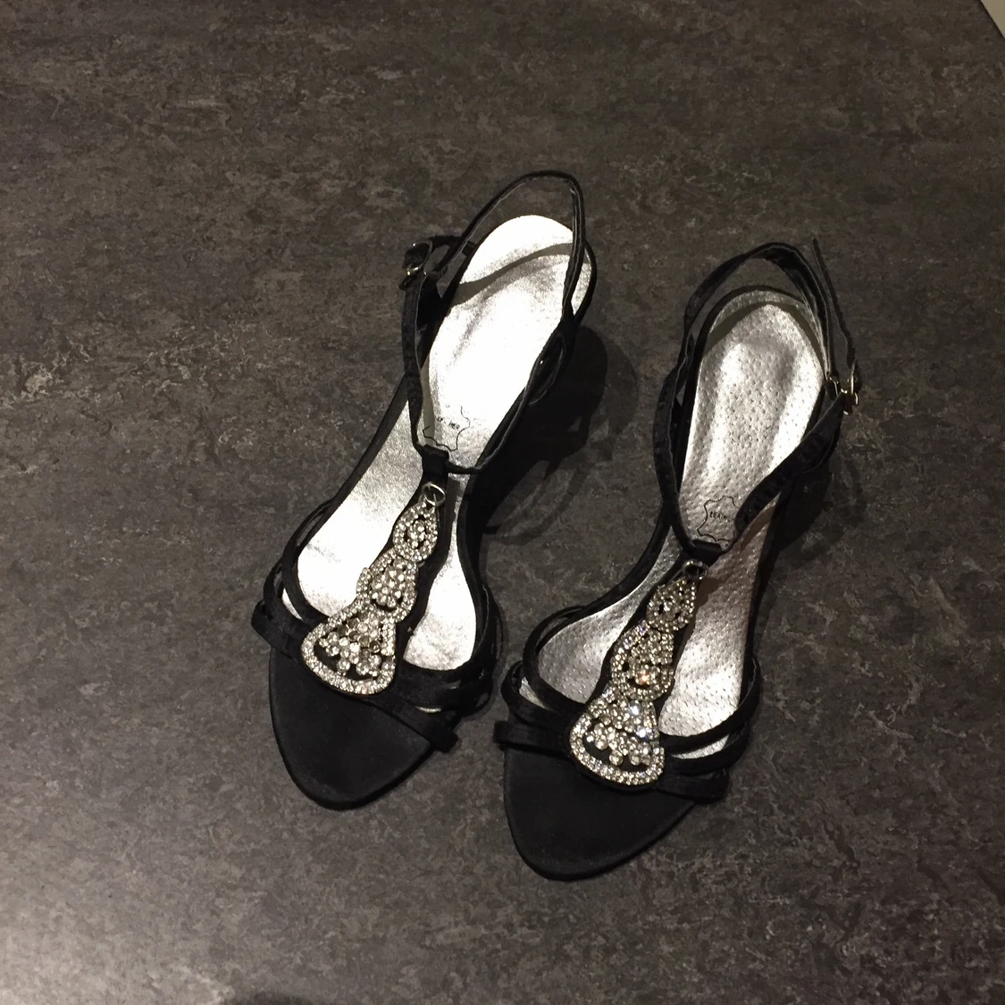 Klackskor med strass