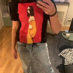 T-shirt - Väldigt cool T-shirt från Zara i storlek S. Bra kvalité och nypris ungefär 250kr:) Kan mötas upp i Sthlm annars står köparen för frakten!!