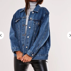 Dark blue washed denim jacket missguided  - Brand new only tried on paid 400kr