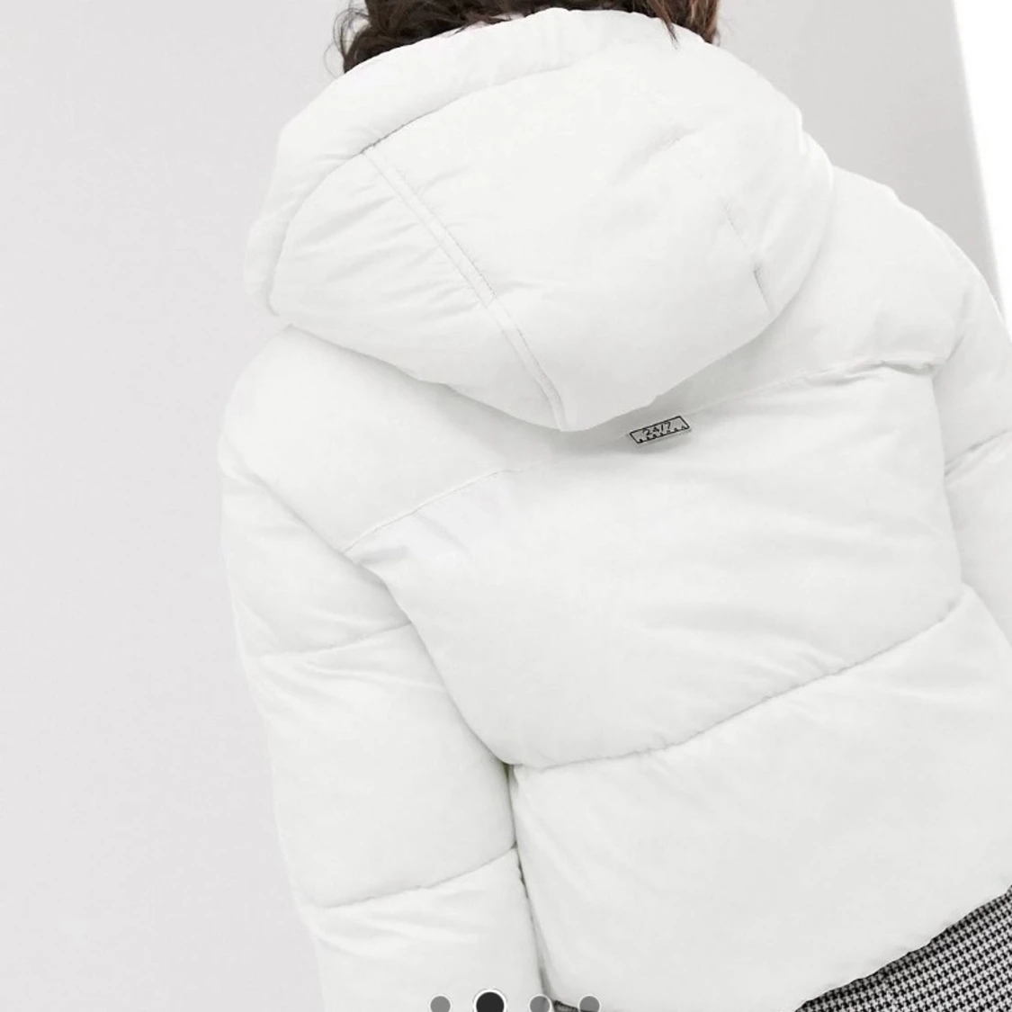 Vit vadderad jacka - 91