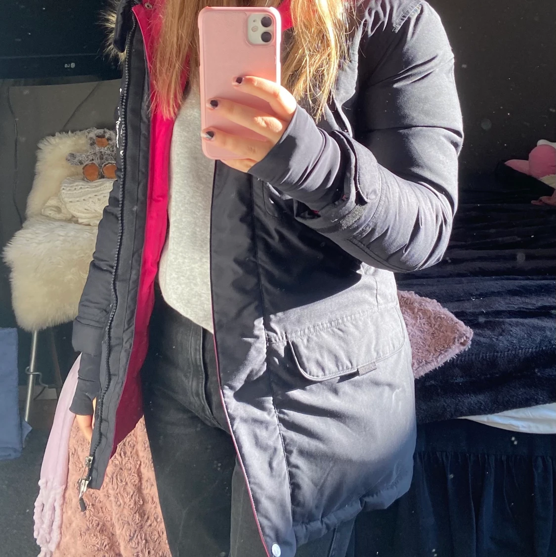 Svart peak performance jacka