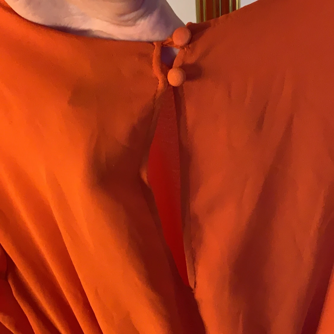 Fin orange klänning - 90