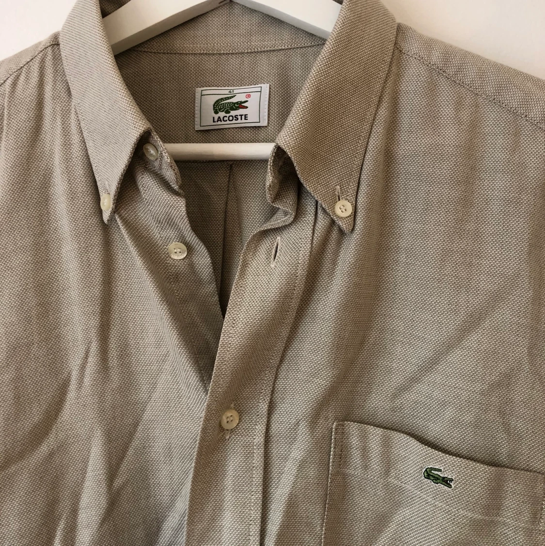Vintage Lacoste skjorta strl M - 90