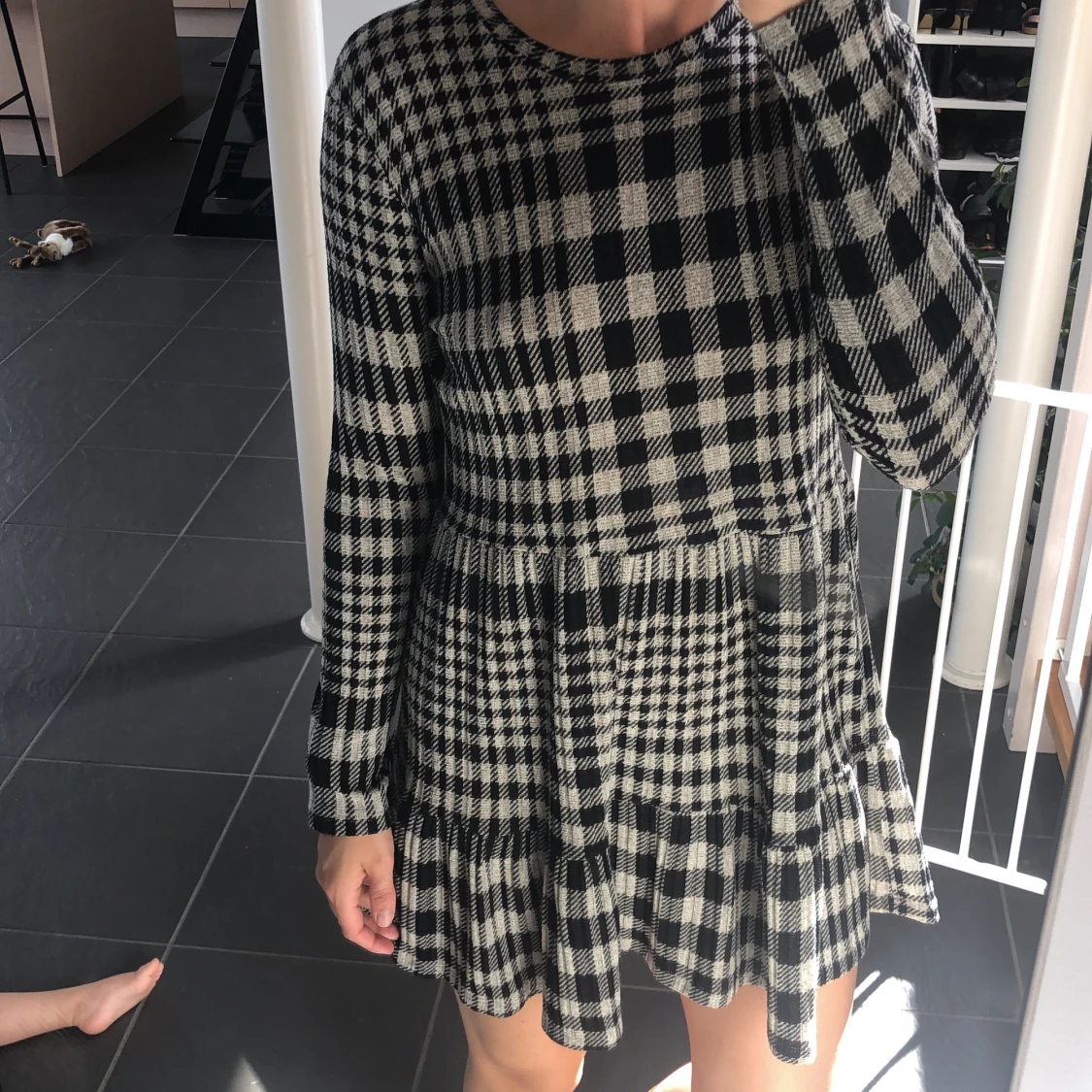 RutMönstrad klänning från Zara