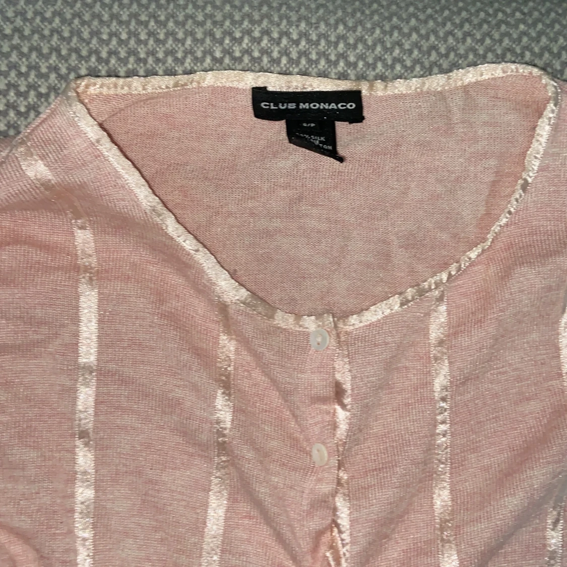 Lyxig Club Monaco kofta i silke  - 91