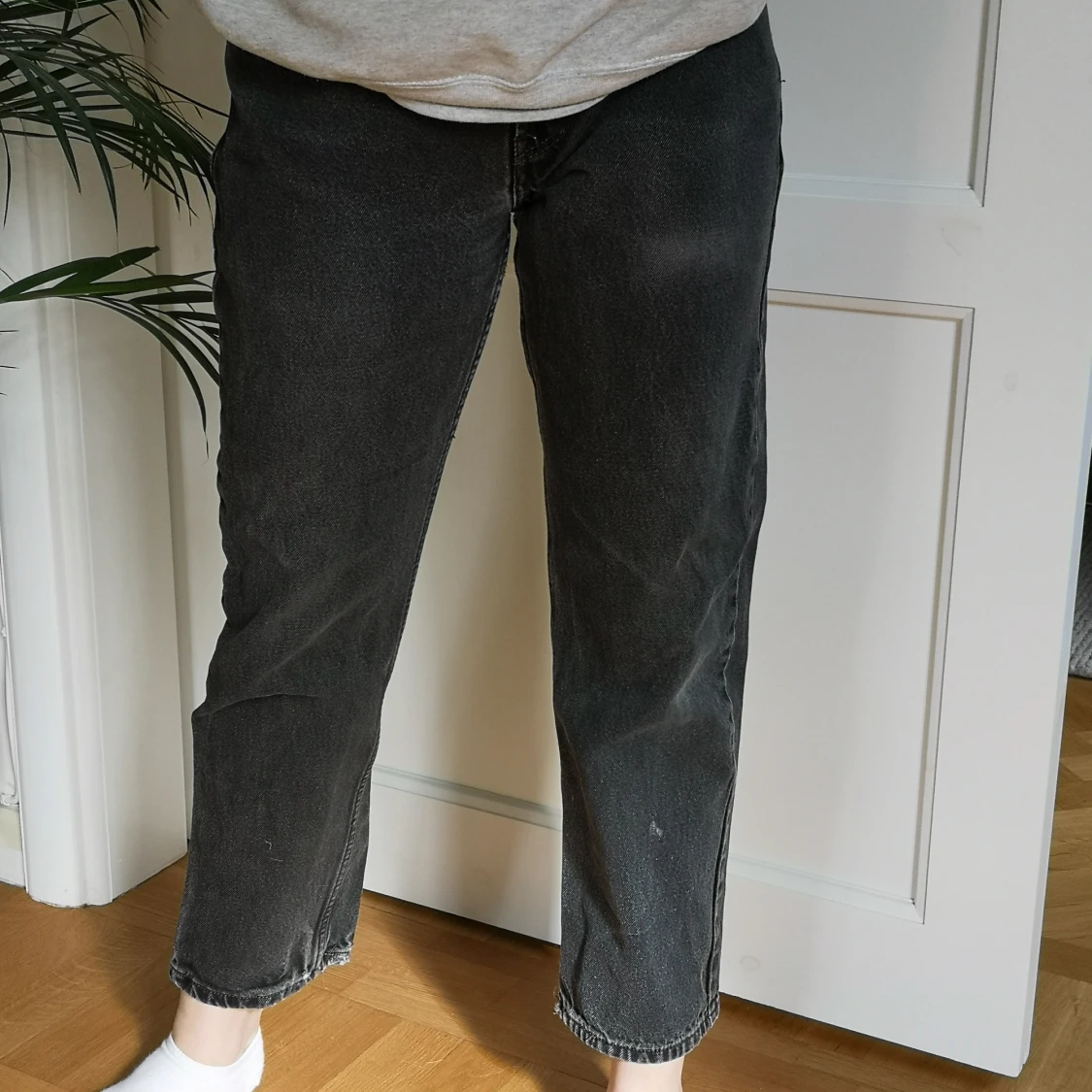 Vintage Levis svarta jeans