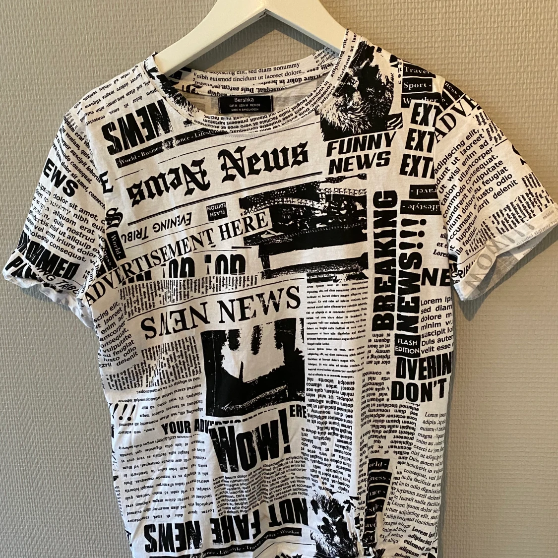 Tidnings T-shirt - 90