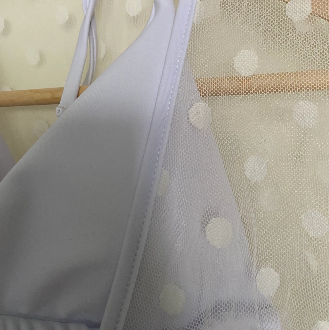 Bikini topp med blus strl M - 90